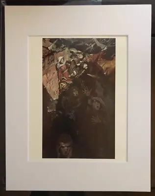 Howard Pyle  Bringing Fire And Terror To Rooftree...  11 X 14 Matted Art Print • $22.49