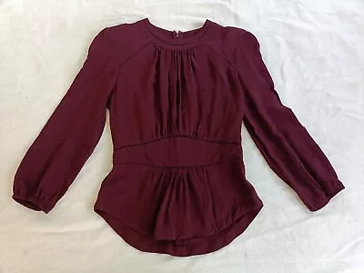 Country Road Top Women's Size XS Burgundy • $25