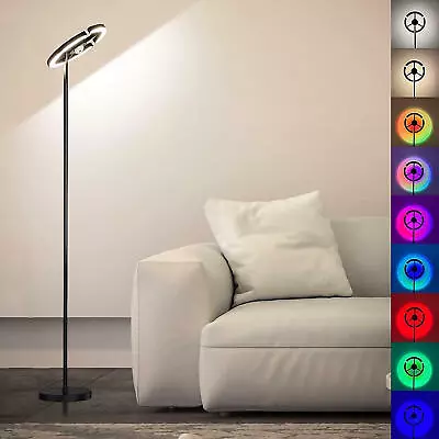 £20.85 • Buy LED Floor Lamp Reading Standing Lamp Stepless Dimming Remote Modern RGB Light UK
