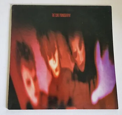 The Cure Pornography LP Album Reissue Insert UK 1986 Vinyl Record  • $150