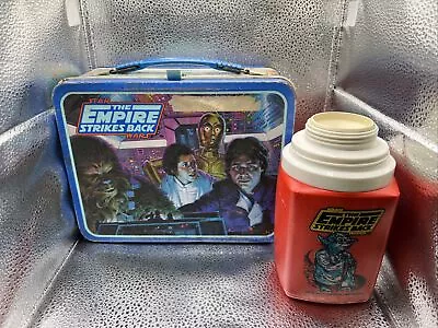 Star Wars Metal Lunch Box Empire Strikes Back With Thermos • $44.99