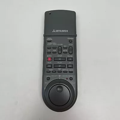 Genuine OEM Mitsubishi TV/VCR Remote Control With Jog/Shuttle Dial Wheel • $12.97