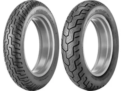 Dunlop D404 130/90-16 & 140/90-16 Front & Rear Motorcycle Tire Set Combo Street • $265.23