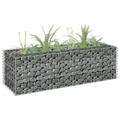 £30.99 • Buy Gabion Raised Bed Galvanised Steel Outdoor Planter Pot Vegetable Flower Garden