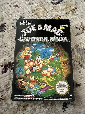 Joe And Mac Caveman Ninja NES Retro Game For Nintendo NES By Elite Boxed VGC • £23.99