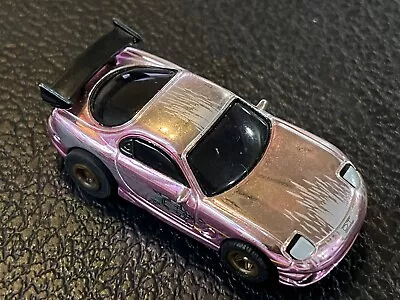 Auto World Mazda RX7 Pink Chrome W/ Tomy Turbo Chassis - EUC • $29.95