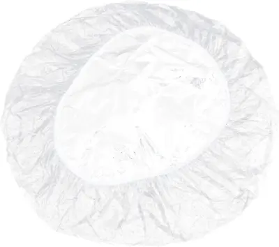 $34.86 • Buy Heavy Duty Clear Vinyl Round Fitted Tablecloth 60Inch Elastic Waterproof Wipeabl