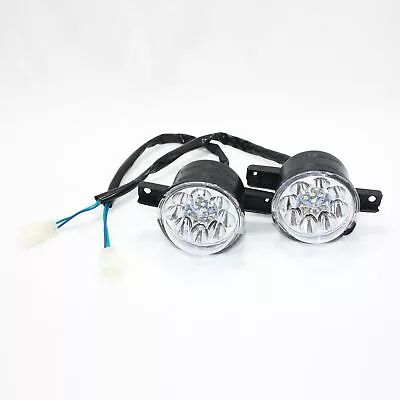 12V Pair LED Left Right Head Light Lamp 110cc 125cc Bull Farm Quad Dirt Bike ATV • $22.79