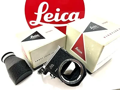 Leitz Wetzlar Leica Visoflex II W/ OTXBO Prism Finder Boxed Leica M Mount Exc+++ • $149.99