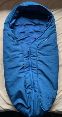 £14.99 • Buy Mothercare Orb Pram Pushchair Footmuff Teal Soft Lined Cosytoes For Seat Unit
