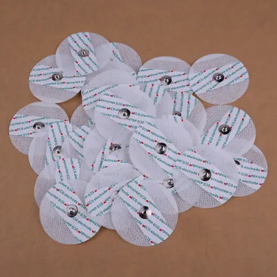 50pcs Disposable Electrodes Pads ECG EKG For Portable Handheld Adult Size • £9.23