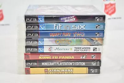 (8) Playstation 3 Games Assortment Minecraft (4002A) • $11.61