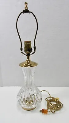 Vintage Waterford Crystal Table Lamp 21  Tall • $99.95