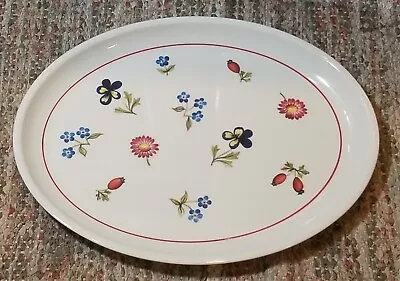 Large 19 1/2  Petite Fleur Plastic Tray By Villeroy & Boch Made In Italy VGC!  • $39.99