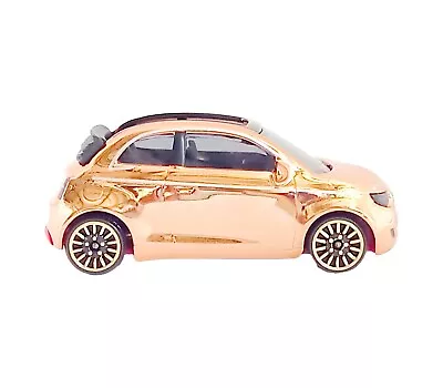 Majorette Fiat 500 Icon Rose Gold BUILD YOUR CAR FACTORY - 2024 - Opened Wheel • $15