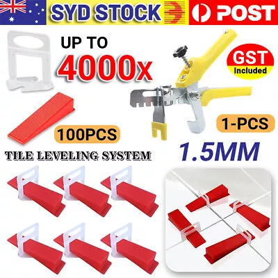 400-4000PCS Tile Leveling System Clips Plier Tiling Spacer Tool Kit Wall Floor • $11.95