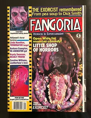 Fangoria Magazine 60 1987 Little Shop Of Horrors The Exorcist Vintage Unread Mt • $125