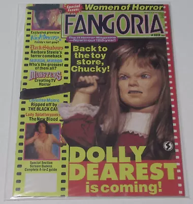 Fangoria Horror Magazine #102 1991 Dolly Dearest Scream Queens Monsters • $12