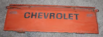 Vintage Original Orange CHEVROLET TRUCK TAILGATE • $335