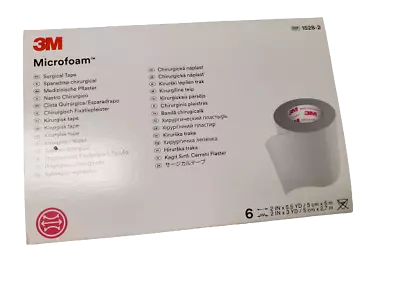 3M Microfoam Surgical Tape: 2'' X 5.5yds - Box Of 6 Rolls • $33.95