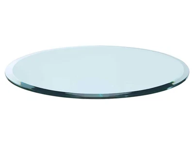 $105.83 • Buy Bassett Glass | 36  Round Tempered Glass Table Top - 1/2  Thick - Beveled Pol...