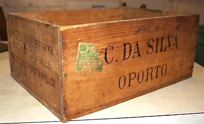 Vintage Douro Valley Five Crown Wine Wooden Crate From Portugal • $55