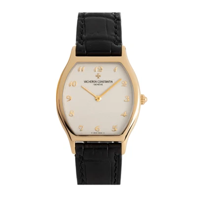 $8950 • Buy Vacheron Constantin Vintage Tonneau Manual Gold Mens Strap Watch 31150/001J-8018