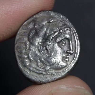 2200+ Year Old Genuine Alexander The Great Ancient Greek Silver Drachm Coin • $199.50