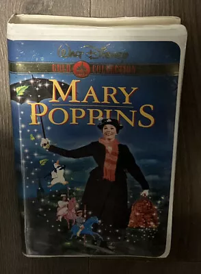 Walt Disney Mary Poppins VHS 2000 Gold Collection Ed.Julie Andrews-Dick Van Dyke • $6