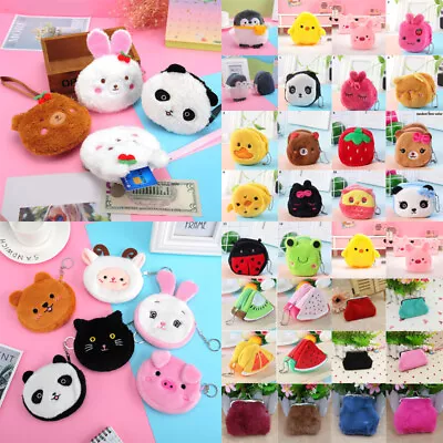 £2.65 • Buy Womens Girls Kids Small Mini Wallet Card Coin Purse Zip Bag Cartoon Bag Gift NEW