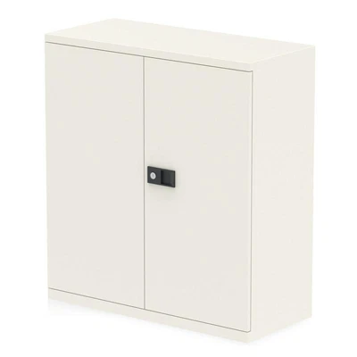 £310.65 • Buy Qube By Bisley 2 Door Stationery Cupboard With Shelf Chalk White BS0026