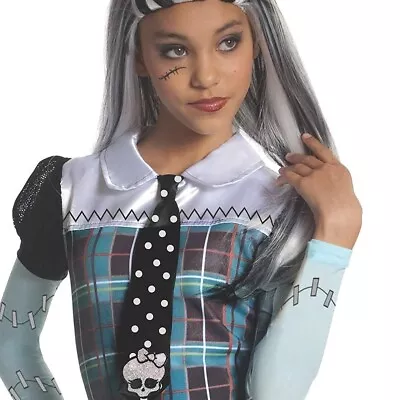 Monster High Frankie Stein Girls Wig Costume Accessory Rubies • $18.31