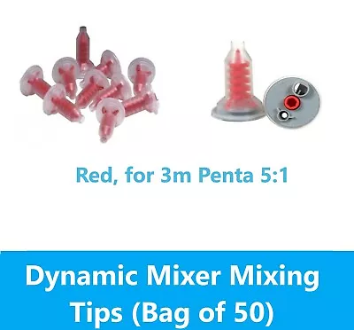 Dental Red Dynamic Mixing Tips For 3M ESPE 3M Penta Ratio 5: 1 (50pcs/bag)  • $33.95