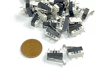 25 X Micro Limit Switch Kw10-z3p075 Kw10 Mini 3d Printer End Stop Arc Lever E21 • $10.86