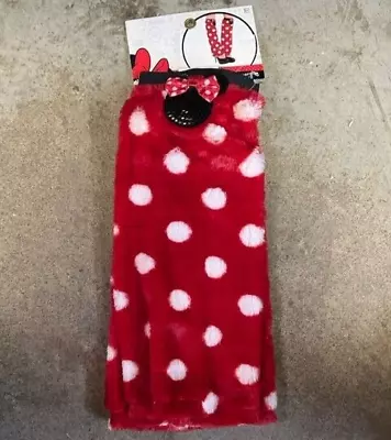 NEW DISNEY MINNIE MOUSE Red Polka Dots Leg Warmers Cute Fun Dress Up Costume • $4.99
