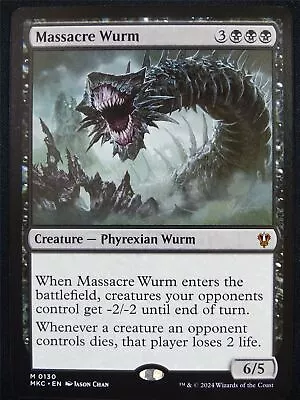 Massacre Wurm - MKC - Mtg Card #3UM • $5.05