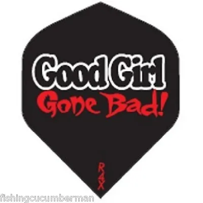 £3.49 • Buy 5 Sets Of Good Girl Gone Bad Extra Strong Dart Flights