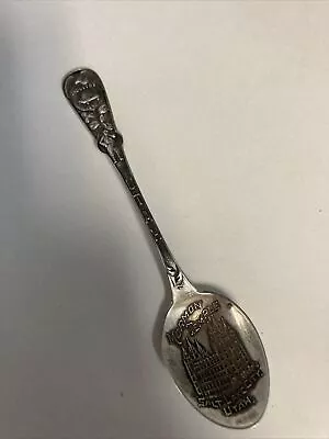 Sterling Silver Souvenir Collectible 4”Spoon Mormon Temple By Paye & Baker Utah • $19.95