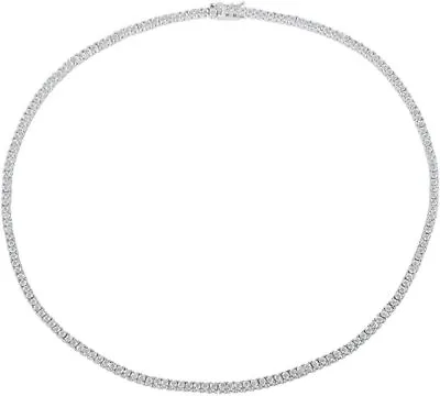 Unisex Micro Skinny 2mm Real 925 Sterling Silver 1 Row CZ Tennis Chain Bracelet • $78.95