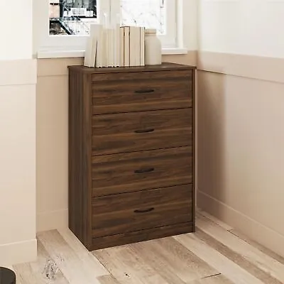 $57.42 • Buy Chest Of 4 Drawer Closet Dresser Storage Organizer Bedroom Furniture Cabinets Us