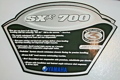 Nos Yamaha Dealer Sales Aid Snowmobile Windshield 2000 Sxr700 Sx700r • $10