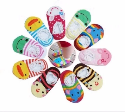£2.69 • Buy Unisex Baby Girl Boy Cute Cartoon Toddler Anti-Slip Socks Shoes Slipper 0-24mths