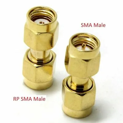 £2.79 • Buy RP-SMA Male (female Pin) To SMA Male (male Pin) Straight RF Adapter X1 UK Seller