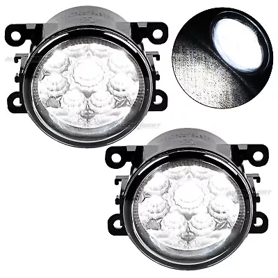 Pair LED Fog Lights Lamp Clear Glass Lens For Ford Fiesta Focus Mustang C-Max • $15.75