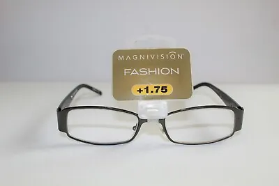 NEW!  FOSTER GRANT MAGNIVISION READING GLASSES: BLACK - Darlene 1.75 • $10