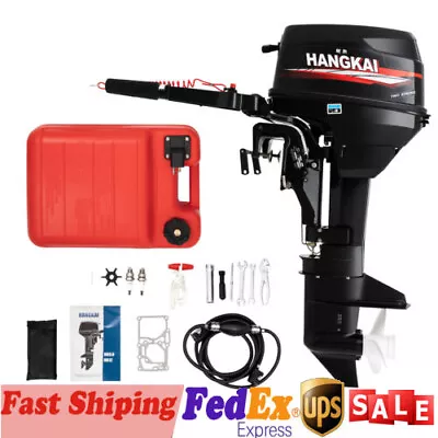 HangKai 169CC Outboard Motor Heavy Duty 12HP 2-Stroke Boat Engine Manual Start • $1104