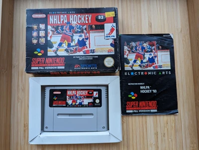 £0.99 • Buy NHLPA Hockey 93 Super Nintendo (SNES) PAL Boxed Complete With Manual