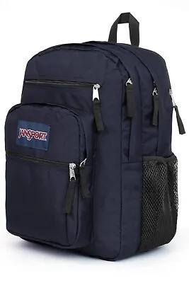 £37.50 • Buy JANSPORT Big Student Backpack/Schoolbag - Navy Blue 34L EK0A5BAH- FREE DELIVERY