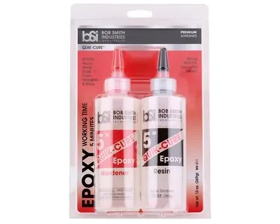 Bob Smith Industries BSI-211 Quik Cure 5 Min Epoxy 13 Oz • $29.95