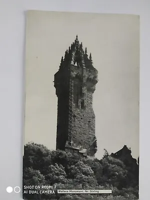 Old Postcard Wallace Monument Near Stirling Scotland • £1